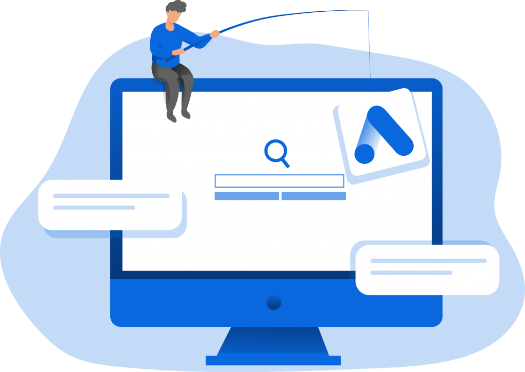 Google廣告服務 1 google ad monochromatic