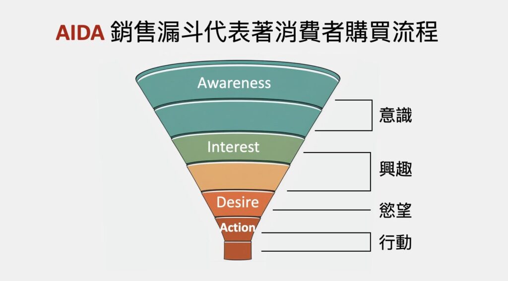 銷售漏斗圖