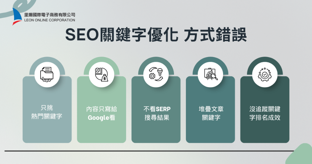 SEO關鍵字優化方式錯誤