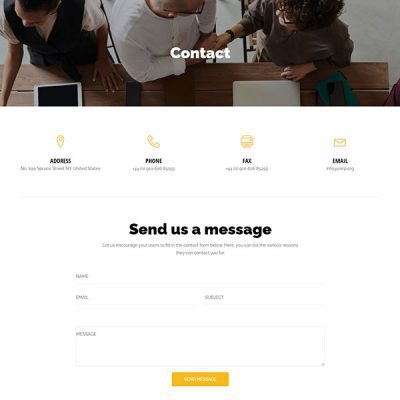 聯絡我們 / 版型五