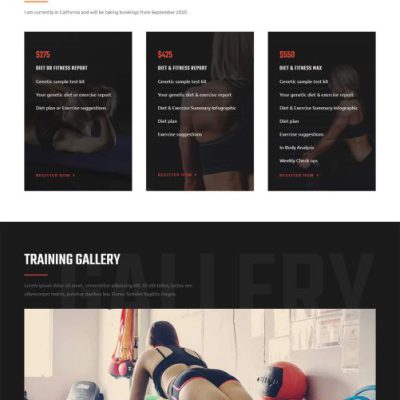 Landing Pages 登陸頁 / 版型九