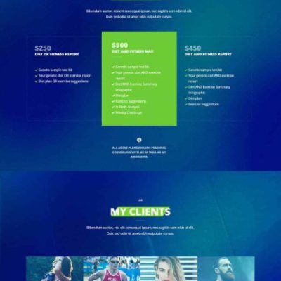 Landing Pages 登陸頁 / 版型四
