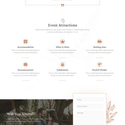 Landing Pages 登陸頁 / 版型五