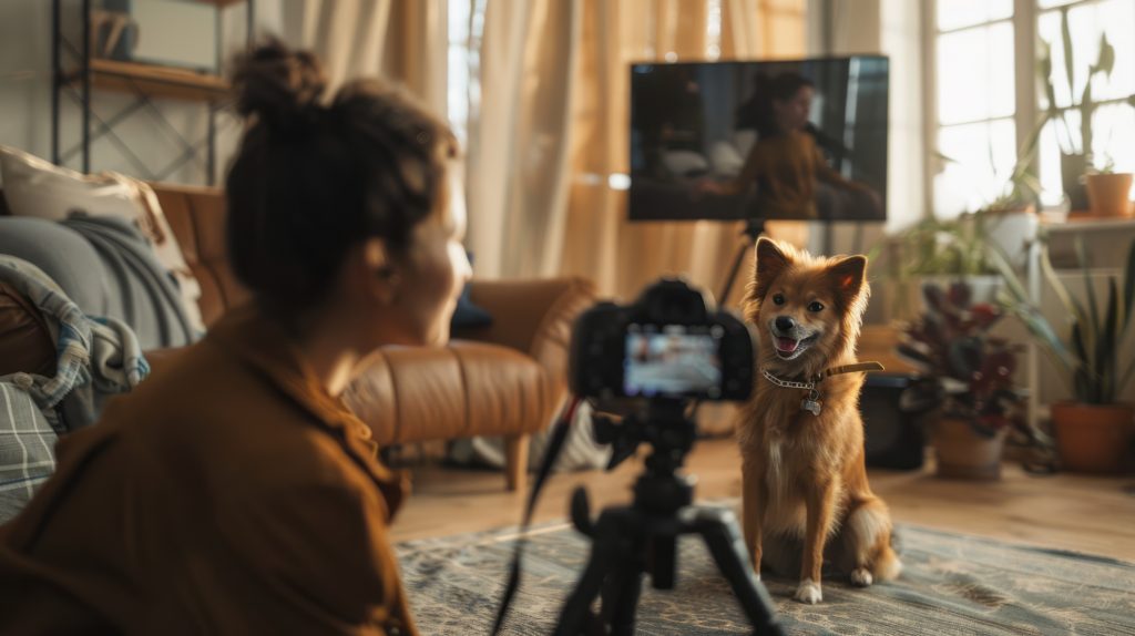 influencer their pet creating content online spaces social media