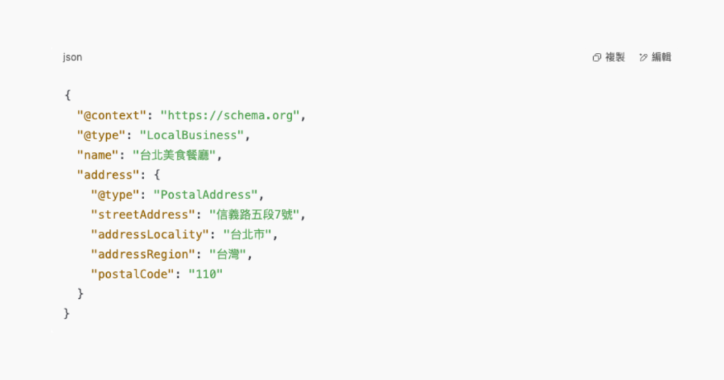 Google結構化資料