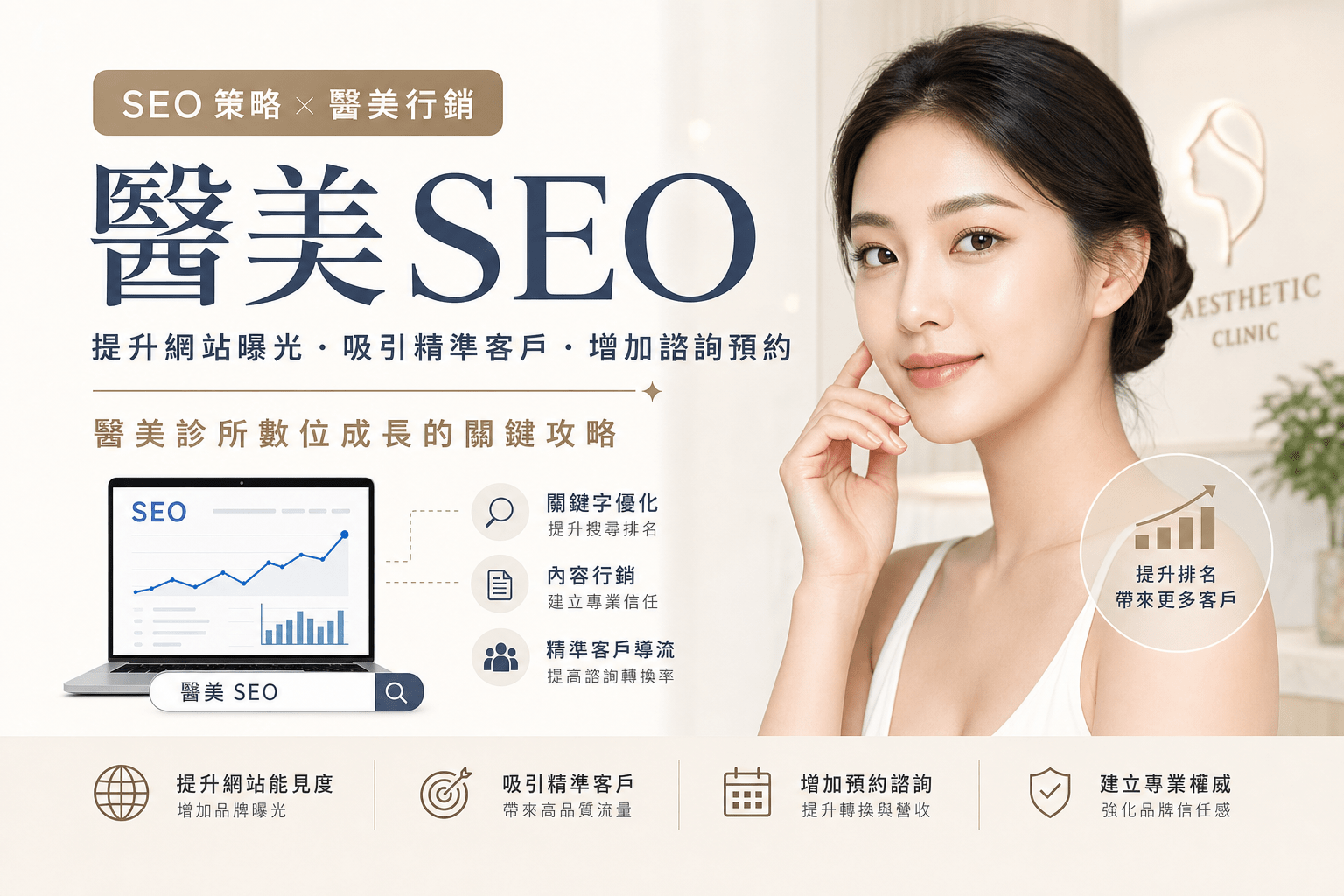 醫美診所 SEO:法規限制下的關鍵字策略與內容寫法(2026 實戰)