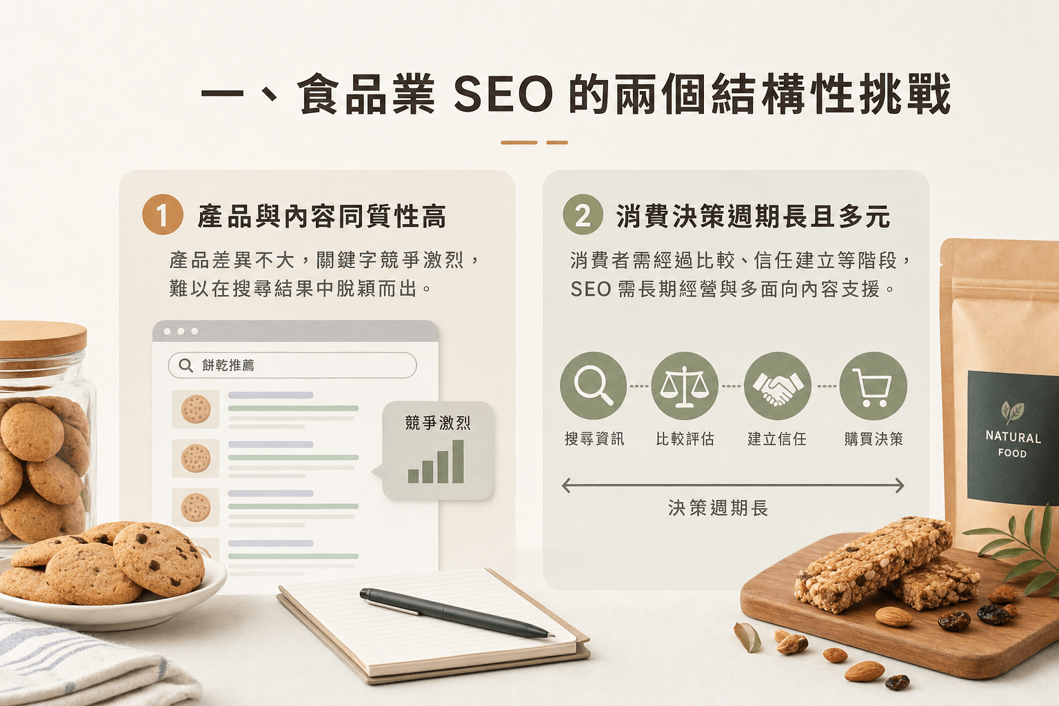 食品業的 SEO 難在哪