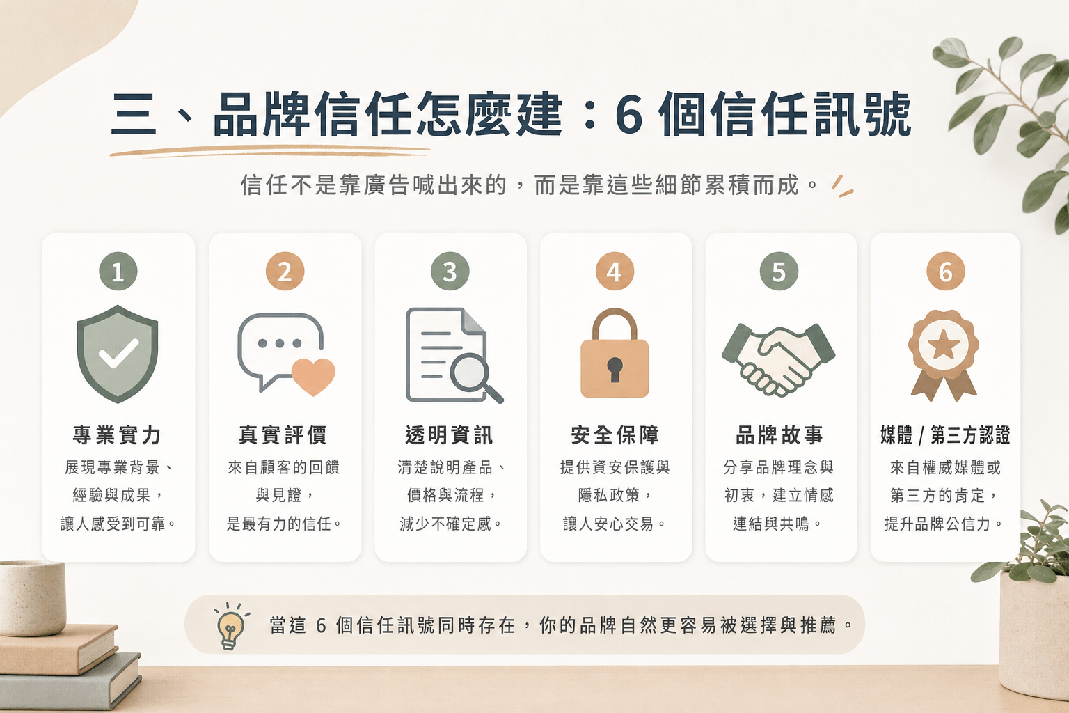 信任訊號要怎麼建立