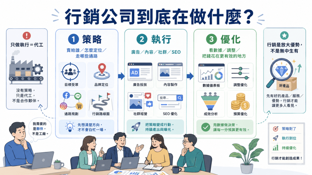 行銷公司怎麼選?類型、費用與常見錯誤 1 12 34 50