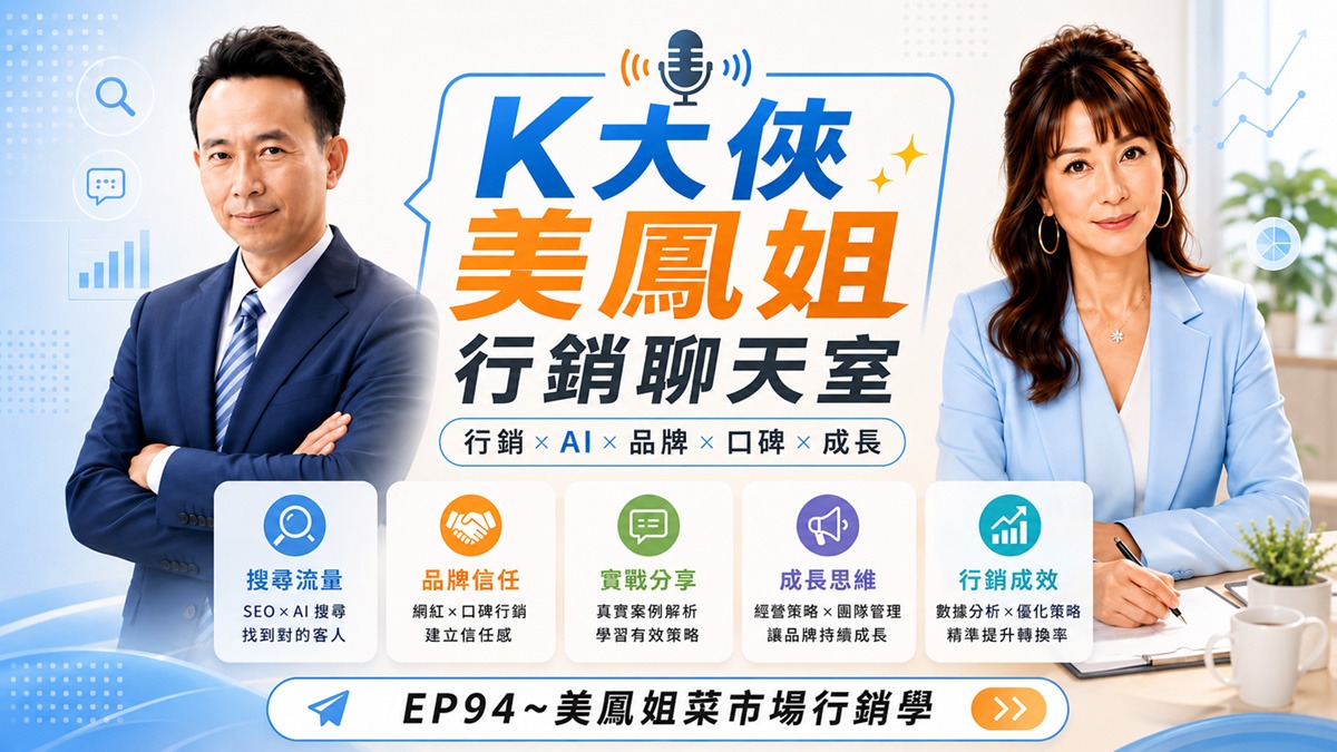 Home-數位行銷服務 18 k大俠行銷聊天室ep94